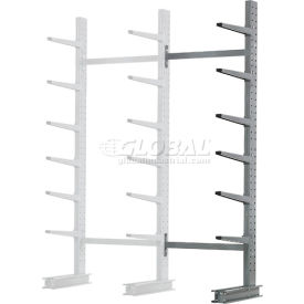 Global Industrial 248391 Global Industrial™ Single Sided Cantilever Rack Add-On, 48"Wx45"Dx120"H image.