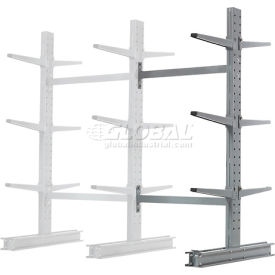 Global Industrial 248392 Global Industrial™ Double Sided Cantilever Rack Add-On, 48"Wx54"Dx72"H image.