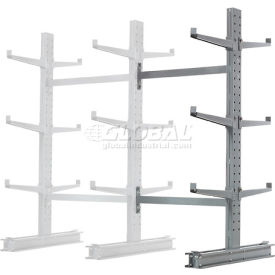 Global Industrial 248392L Global Industrial™ Double Sided Cantilever Rack Add-On, 2" Lip, 48"Wx54"Dx72"H image.