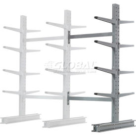 Global Industrial 248393 Global Industrial™ Double Sided Cantilever Rack Add-On, 48"Wx54"Dx96"H image.