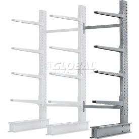 Global Industrial 248395 Global Industrial™ Single Sided Cantilever Rack Add-On, 48"Wx38"Dx96"H image.