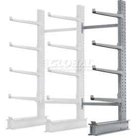 Global Industrial 248395L Global Industrial™ Single Sided Cantilever Rack Add-On, 2" Lip, 48"Wx38"Dx96"H image.