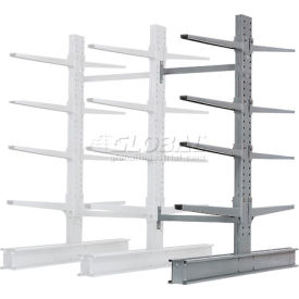 Global Industrial 248398 Global Industrial™ Double Sided Cantilever Rack Add-On, 48"Wx59"Dx96"H image.
