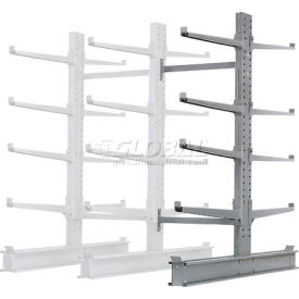 Global Industrial 248398L Global Industrial™ Double Sided Cantilever Rack Add-On, 2" Lip, 48"Wx59"Dx96"H image.