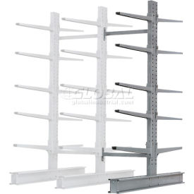 Global Industrial 248399 Global Industrial™ Double Sided Cantilever Rack Add-On, 72"Wx83"Dx120"H image.