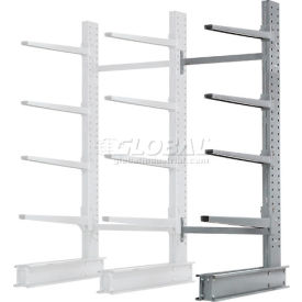 Global Industrial 248401 Global Industrial™ Single Sided Cantilever Rack Add-On, 48"Wx37"Dx96"H image.