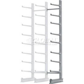 Global Industrial 248403L Global Industrial™ Single Sided Cantilever Rack Add-On, 2" Lip, 72"Wx61"Dx144"H image.