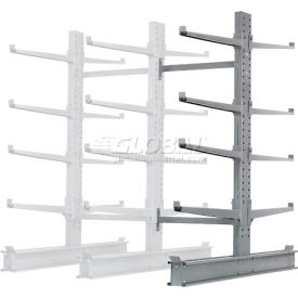 Global Industrial 248404L Global Industrial™ Double Sided Cantilever Rack Add-On, 2" Lip, 48"Wx65"Dx96"H image.