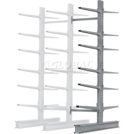 Global Industrial 248405 Global Industrial™ Double Sided Cantilever Rack Add-On, 72"Wx82"Dx120"H image.
