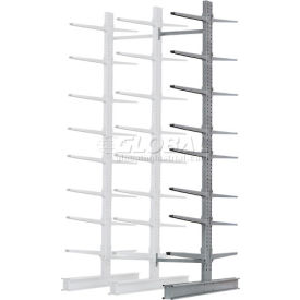 Global Industrial 248406 Global Industrial™ Double Sided Cantilever Rack Add-On, 72"Wx106"Dx144"H image.