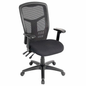 Interion® Mesh Office Chair with High Back & Adjustable Arms Fabric Black