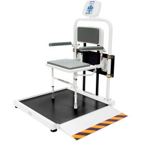 Health o Meter® 2500CKL Digital Wheelchair Ramp Scale with Fold Away Seat 1000 lb x 0.2 lb
