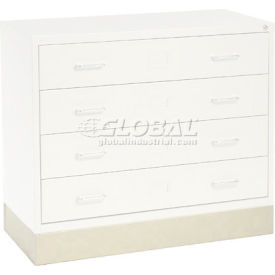 Safco Products 4931LG Storage Cabinet Base - Light Gray image.