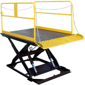 Vestil Manufacturing WL-100-5-68 Truck Scissor Dock Lift WL-100-5-68 - 96"L x 72"W - 5000 Lb. Capacity image.