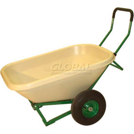 Loadumper Plastic Lawn & Garden Nursery Wheelbarrow 6 Cu. Ft. 400 Lb. Cap. view 2