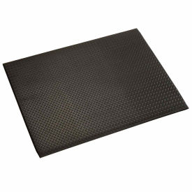Apache Mills Inc. 2057009003XCUTS Apache Mills Diamond Deluxe Soft Foot™ Mat 1/2" Thick 3 x Up to 60 Black image.