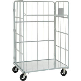 Global Industrial 252750 Global Industrial™ Folding Truck, 1200 lb. Capacity, 43"L x 32"W x 67"H, Gray image.