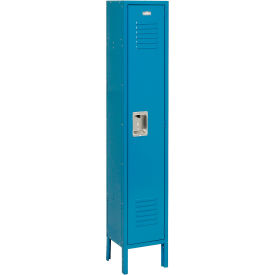 Global Industrial™ Infinity® 1-Tier 1 Door Locker 15""W x 18""D x 78""H Blue Assembled