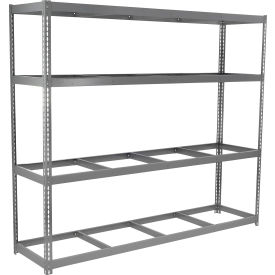 Global Industrial 4 Shelf Extra Heavy Duty Boltless Shelving Starter 96""W x 24""D x 60""H No Deck