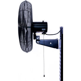 Global Industrial™ 24" Deluxe Oscillating Wall Mount Fan 3 Speed 8650 CFM 1/2 HP