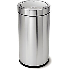 Simplehuman® Stainless Steel Swing Top Trash Can 14-1/2 Gallon