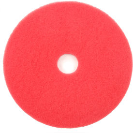 Global Industrial 641308RD Global Industrial™ 22" Buffing Pad, Red, 5 Per Case image.
