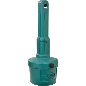 Global Industrial 261391GN Global Industrial™ Outdoor Ashtray, 1-1/2 Gallon, Green image.
