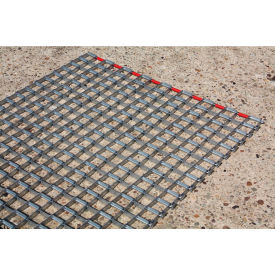 Durable Corp. 390S1602 Durable Corporation Steel Mat 3/8" Thick 1.5 x 2 Gray image.