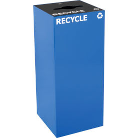 Witt Company 36GC04-BL Witt Industries Recycling Can, 36 Gallon, Blue image.