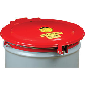 Justrite® 26753 Self-Latching 55 Gallon Drum Lid with Vent and Gasket