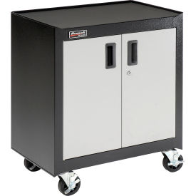 Homak Manufacturing GS04002270 Homak Mobile Cabinet GS04002270 2 Door With Gliding Shelf image.