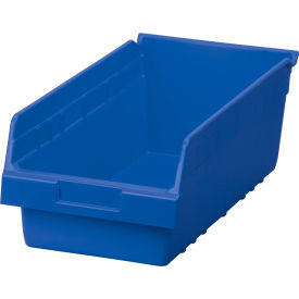 Akro-Mils 30088BLUE Akro-Mils ShelfMax® Plastic Nesting Storage Shelf Bin 30088 - 8-3/8"W x 17-7/8"D x 6"H Blue image.