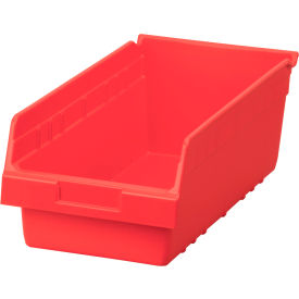 Akro-Mils 30088RED Akro-Mils ShelfMax® Plastic Nesting Storage Shelf Bin 30088 - 8-3/8"W x 17-7/8"D x 6"H Red image.