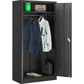 Global Industrial™ Wardrobe Cabinet Assembled 36x18x72 Black
