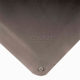 Tennesee Mat Co 786.916x3CUTSMBK Wearwell® Electrically Conductive Smooth Mat 9/16" Thick 3 x Up to 75 Black image.