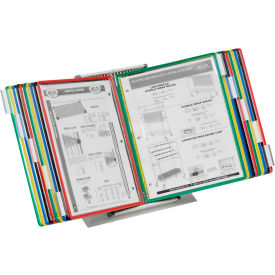 Tarifold Inc D292 Tarifold® Desktop Organizer Starter Set, 20 Assorted Color Pockets image.