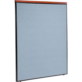 Global Industrial 695790DBL Interion® Deluxe Office Partition Panel, 60-1/4"W x 97-1/2"H, Blue image.