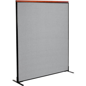 Interion Deluxe Freestanding Office Partition Panel, 60-1/4