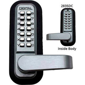 LockeyUSA 2835MGDC Lockey Digital Door Lock 2835 Lever Handle with Double Combination, Marine Grade image.