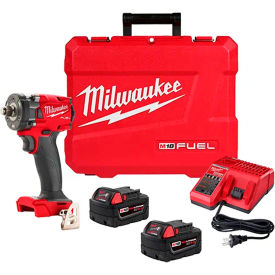 Milwaukee Electric Tool Corp. 2855-22R Milwaukee® M18 FUEL™ 2855-22R 1/2" Compact Impact Wrench w/ Friction Ring Kit image.