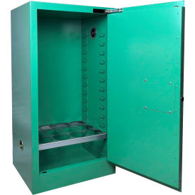 Global Industrial™ Vertical Medical Gas Cabinet D & E Cylinder 12 Cylinder Self Close
