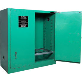 Global Industrial™ Vertical Medical Gas Cabinet D & E Cylinder 24 Cylinder Self Close