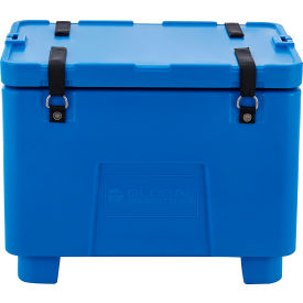 Global Industrial Dry Ice Storage Container with Lid 29"L x 20"W x 23"H Blue 