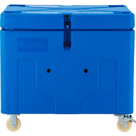 Global Industrial Dry Ice Storage Container with Lid & Casters 43"L x 27-1/2"W x 39-1/2"H 