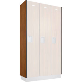 Optional Side Panel for Global Industrial™ Wood Lockers Cherry