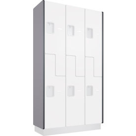 Optional Side Panel for Global Industrial™ Wood Lockers Gray