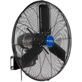 Global Industrial 292450 Global Industrial™ 24" Outdoor Rated Oscillating Wall Mount Fan, 2 Speed, 7,700 CFM, 3/10 HP image.