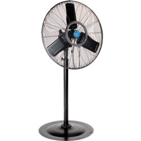Global Industrial 293072 Continental Dynamics® 30" Pedestal Misting Fan, Outdoor Rated, Oscillating, 7204 CFM, 1/7 HP image.