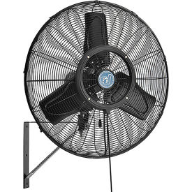 Global Industrial 293073 Continental Dynamics® 24" Wall Mounted Misting Fan, Outdoor Rated, Oscillating, 7435 CFM, 1/7 HP image.