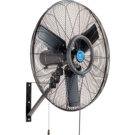 Global Industrial 293074 Continental Dynamics® 30" Wall Mounted Misting Fan, Outdoor Rated, Oscillating, 7204 CFM, 1/7 HP image.